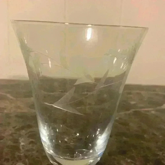 3 Vintage Iced Tea Crystal Glasses By George Borgfeldt...Pattern "Lynn" - Picture 8 of 8